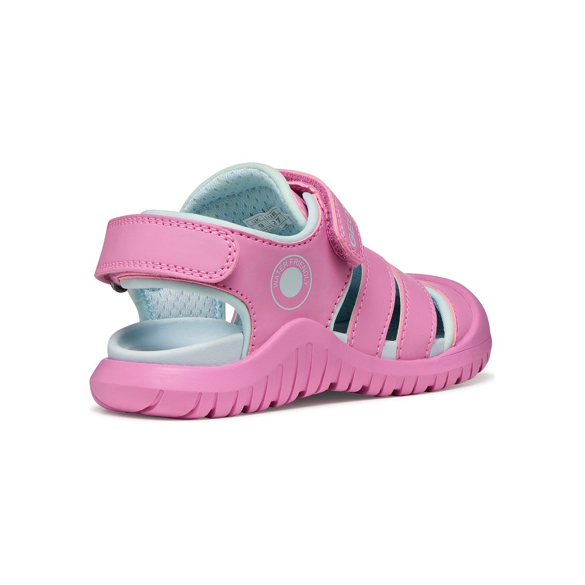 Sandales J S. FUSBETTO PRO rose foncé/vert d'eau, GEOX