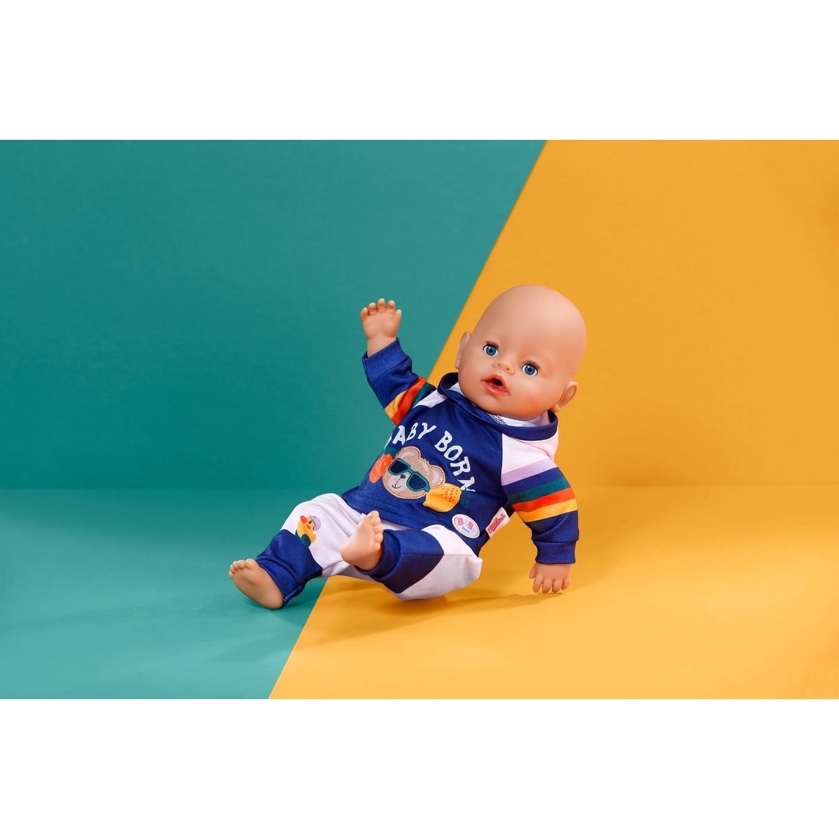 BABY born Combinaison de jogging Navy 43cm bleu, ZAPF CREATION