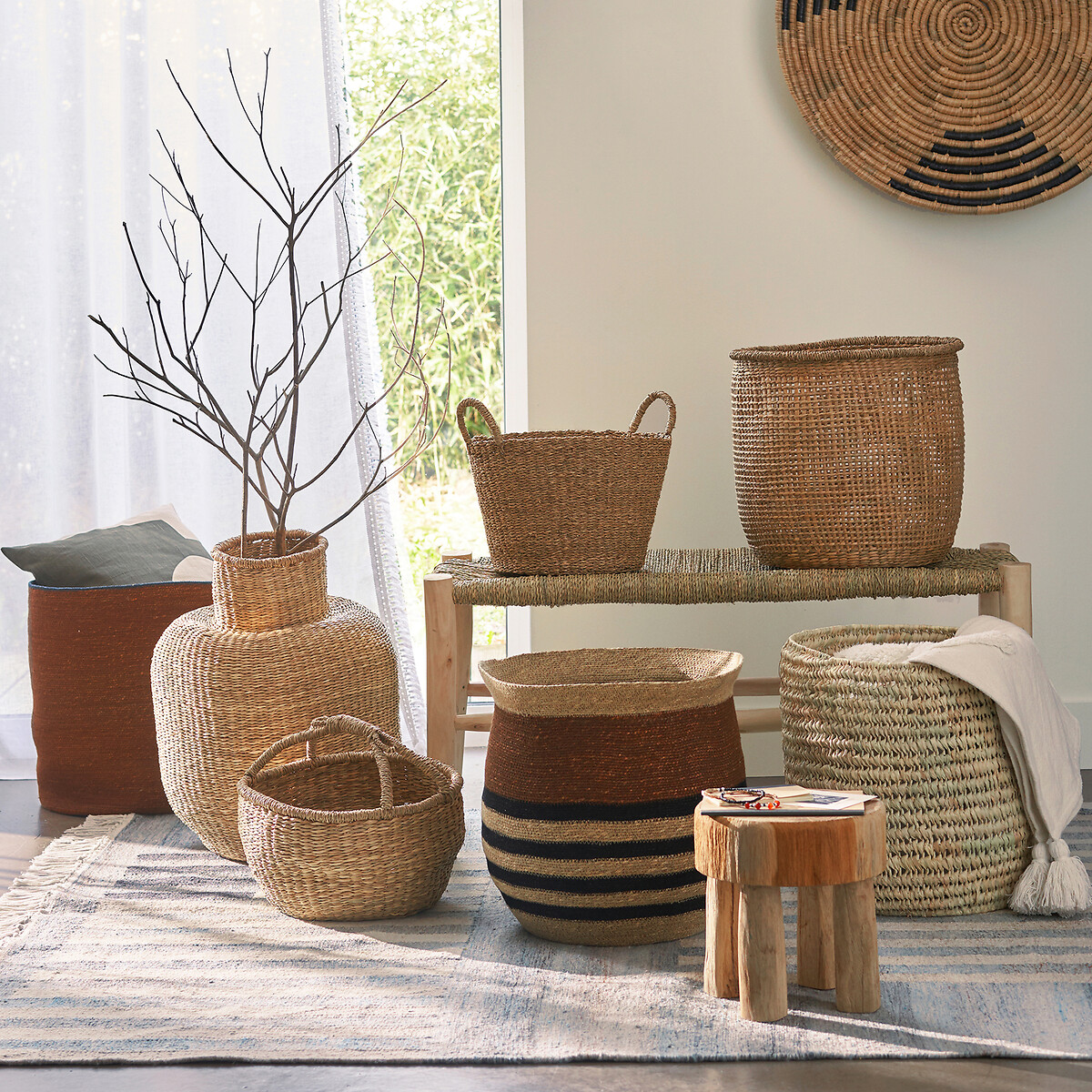 Panier en herbier, Megami naturel, LA REDOUTE INTERIEURS