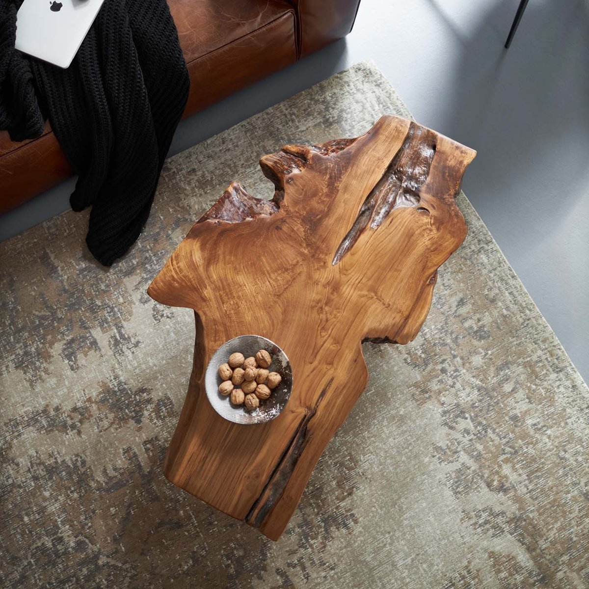 Table basse en teck, ASPEN bois, KARE DESIGN