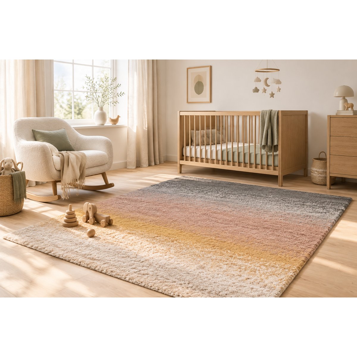 Tapis épais et confortable NUANCE palette colorée, AFK LIVING