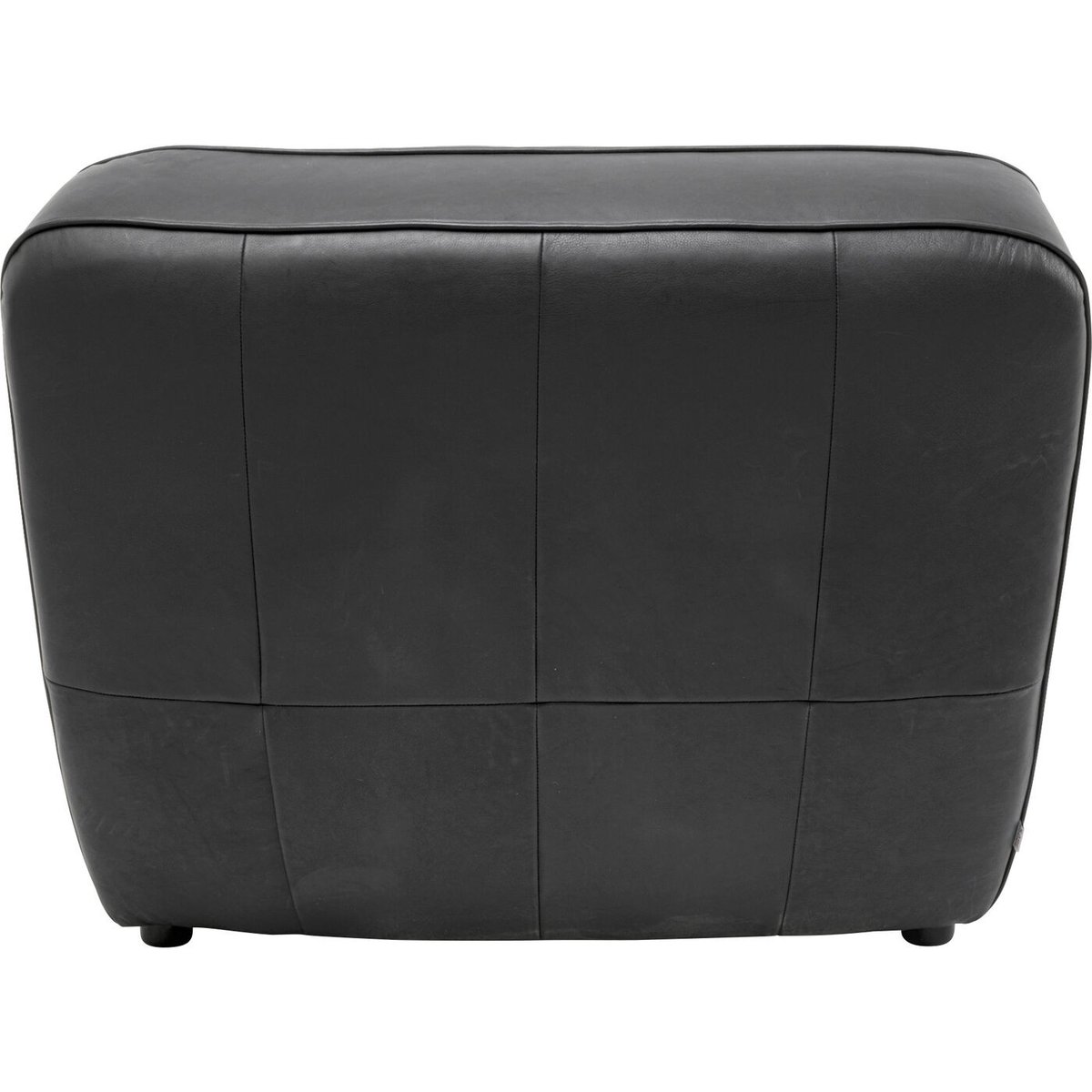 Assise en cuir, MODI CURL noir, KARE DESIGN