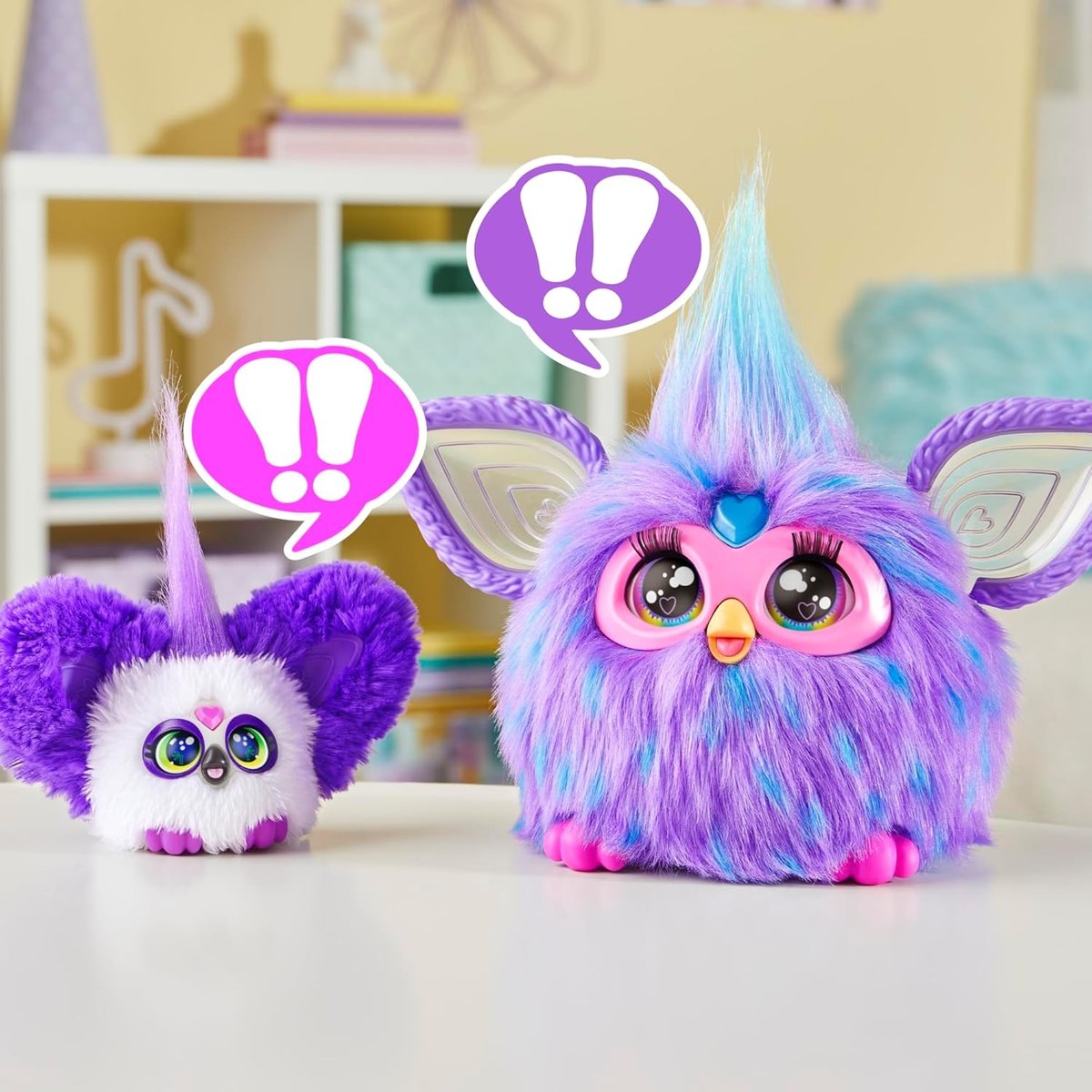 Furblets Bam-Boo, Mini Panda en peluche multicolore, HASBRO