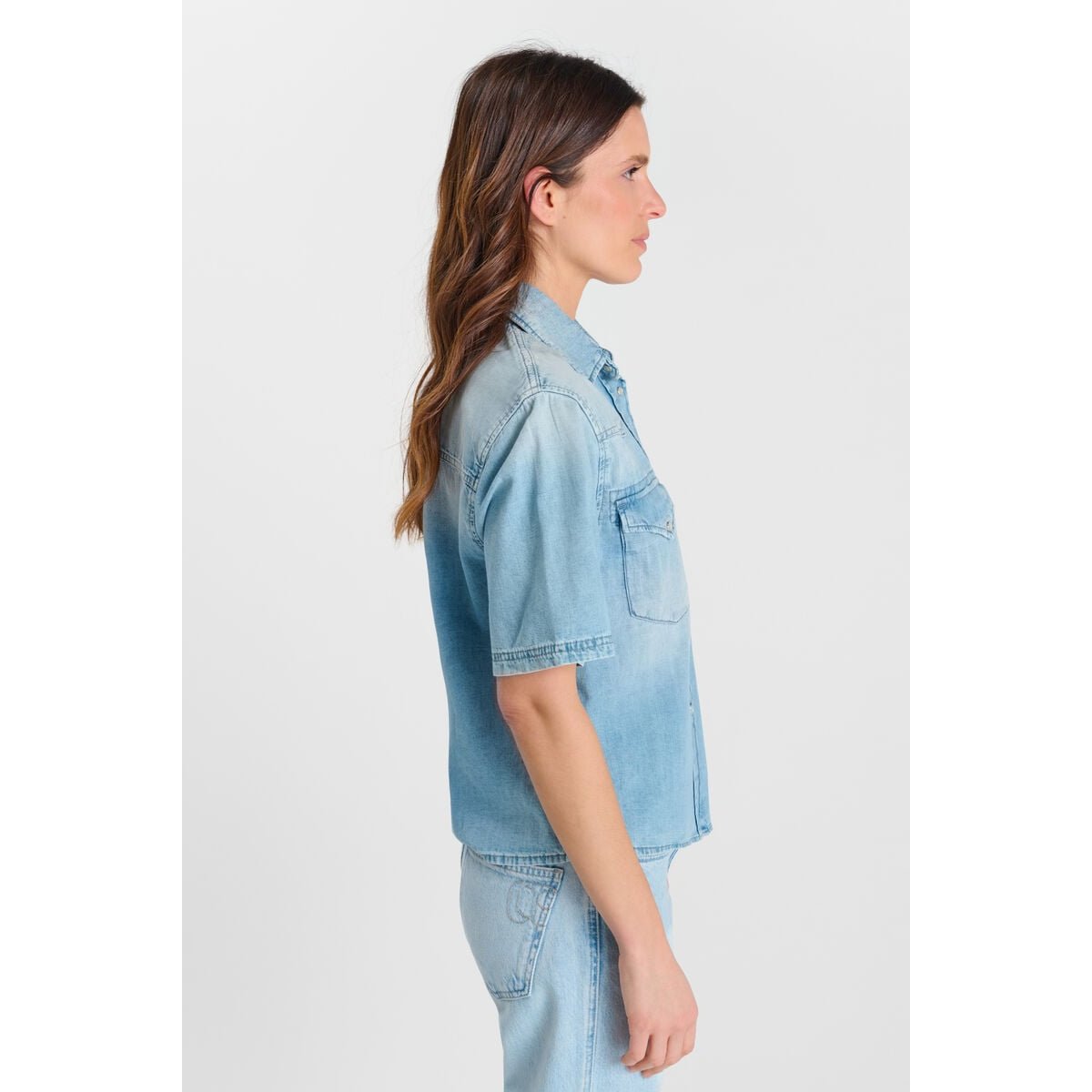 Chemise MONA blue, LE TEMPS DES CERISES