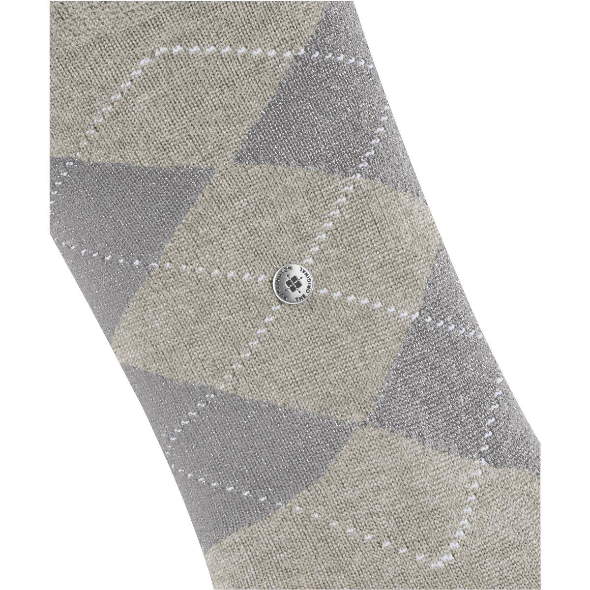 Chaussettes Marylebone Glitter Opaque light grey (3771), BURLINGTON