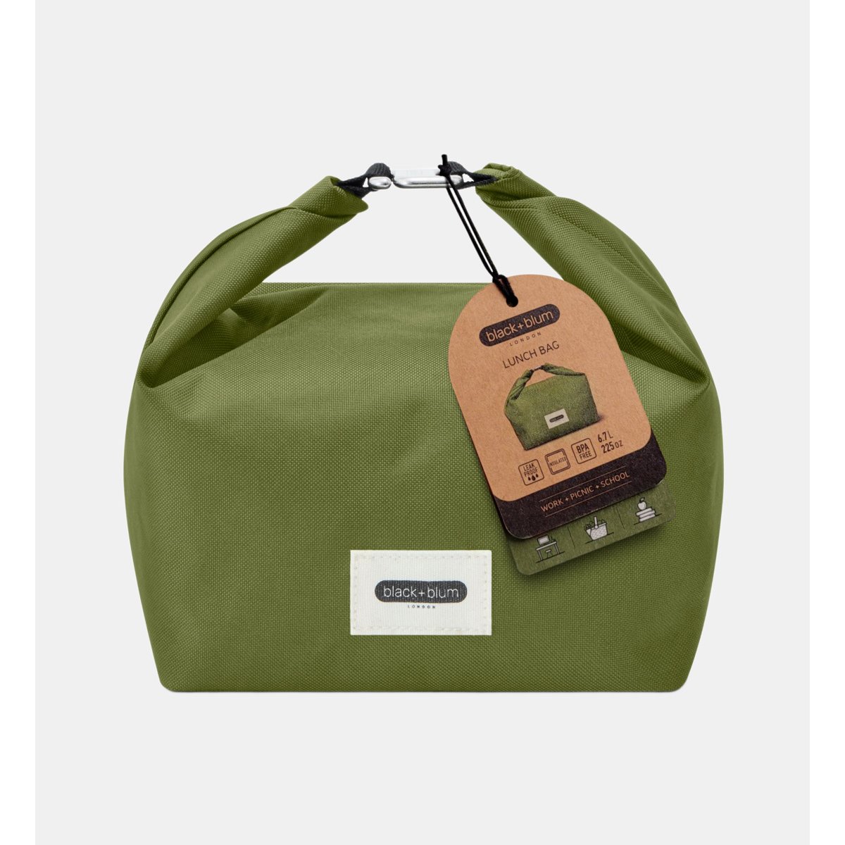 Sac à repas isotherme couleur unique, BLACK + BLUM