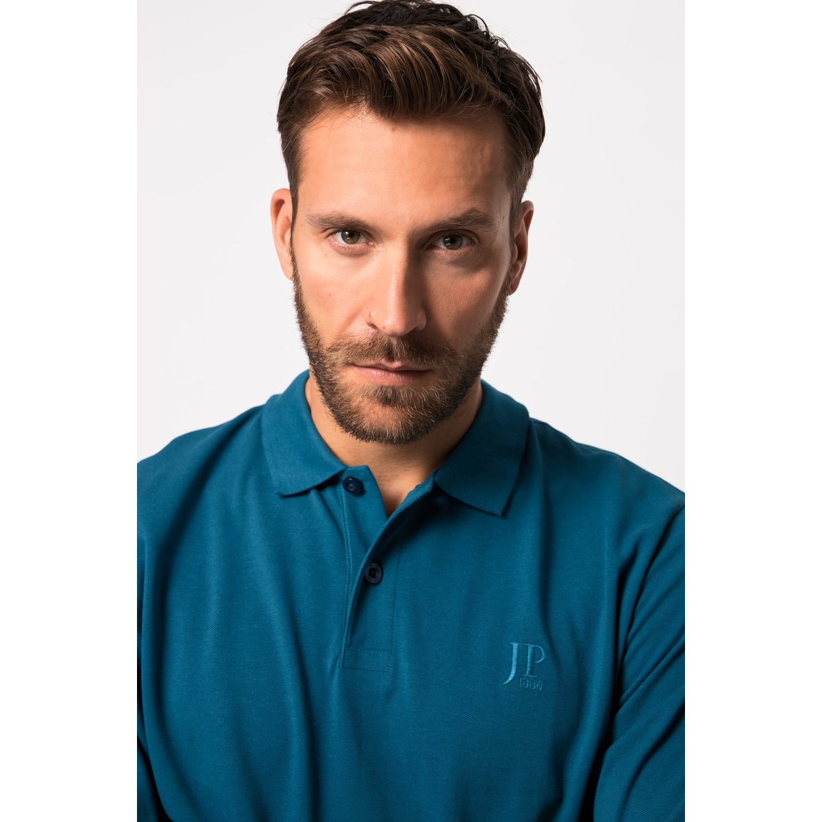 Polo ventre confort, coupe Basic bleu vert, JP1880