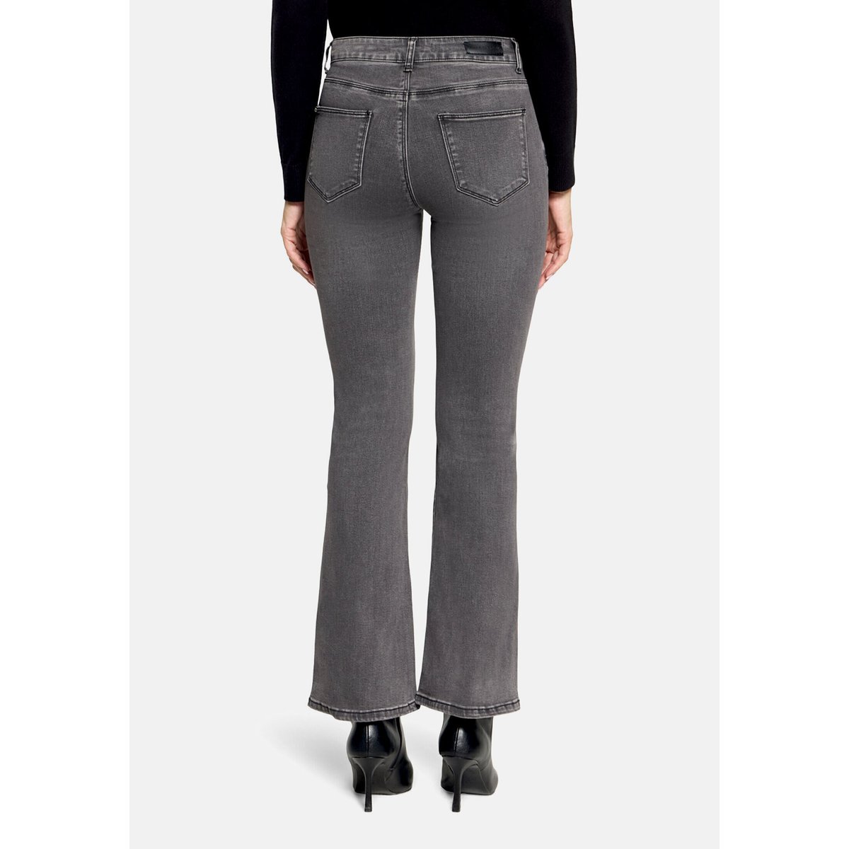 Jean Bootcut à effet délavé grey denim, BETTY BARCLAY