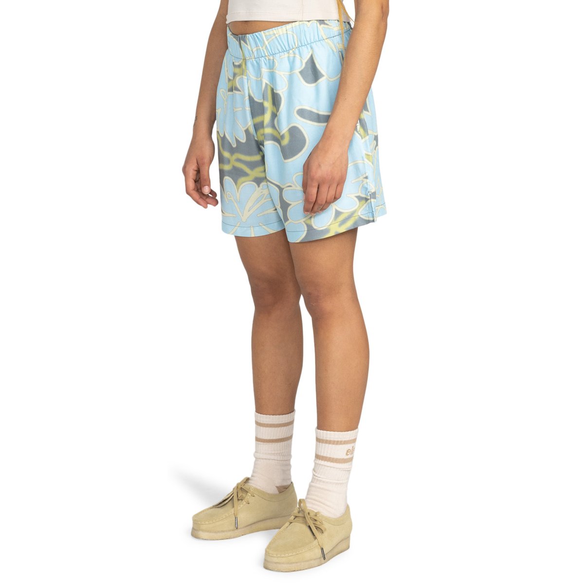 Short à taille élastique CHILLIN 13.4" bleu pop yellowblue, ELEMENT