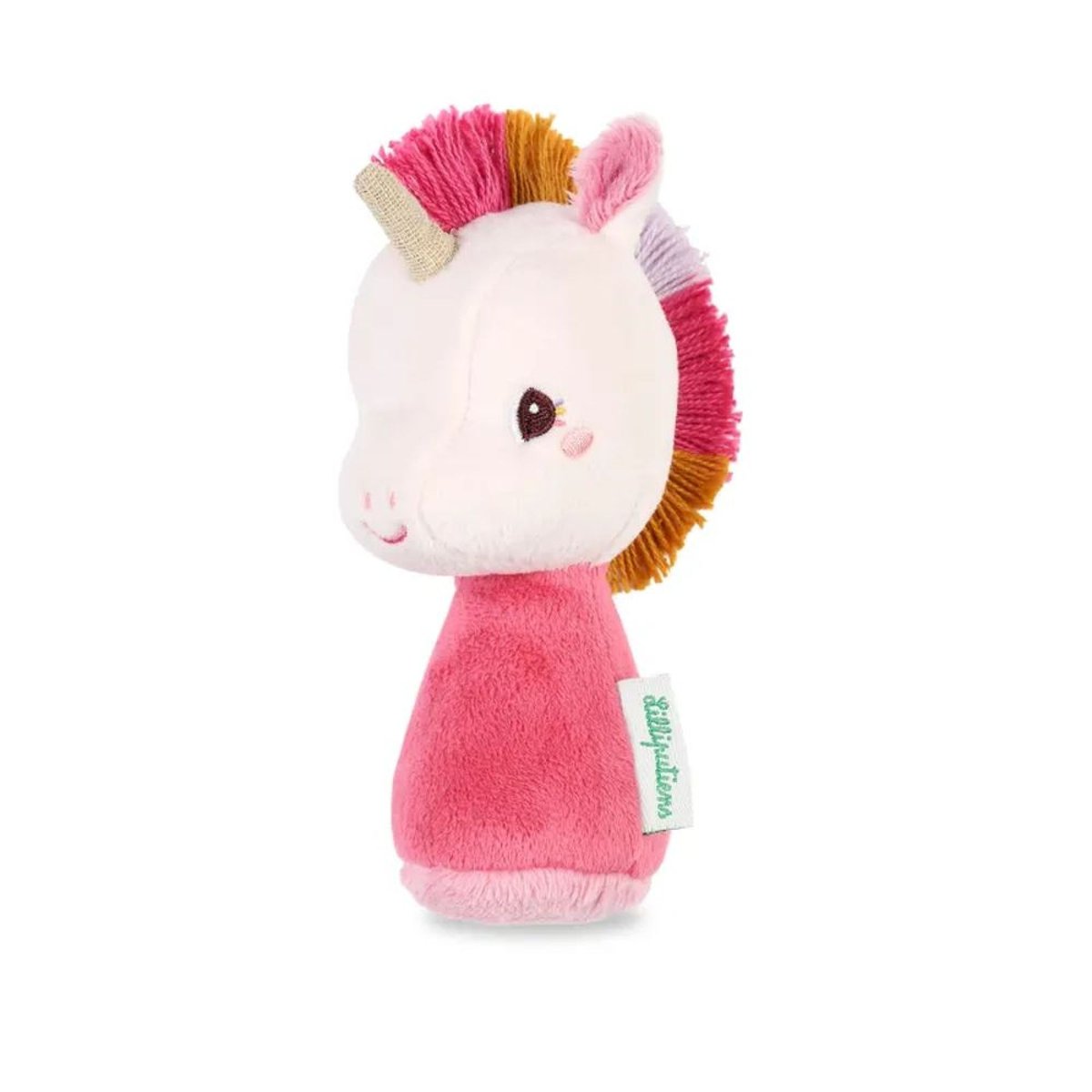 Hochet sonore piou Lena couleur unique, LILLIPUTIENS