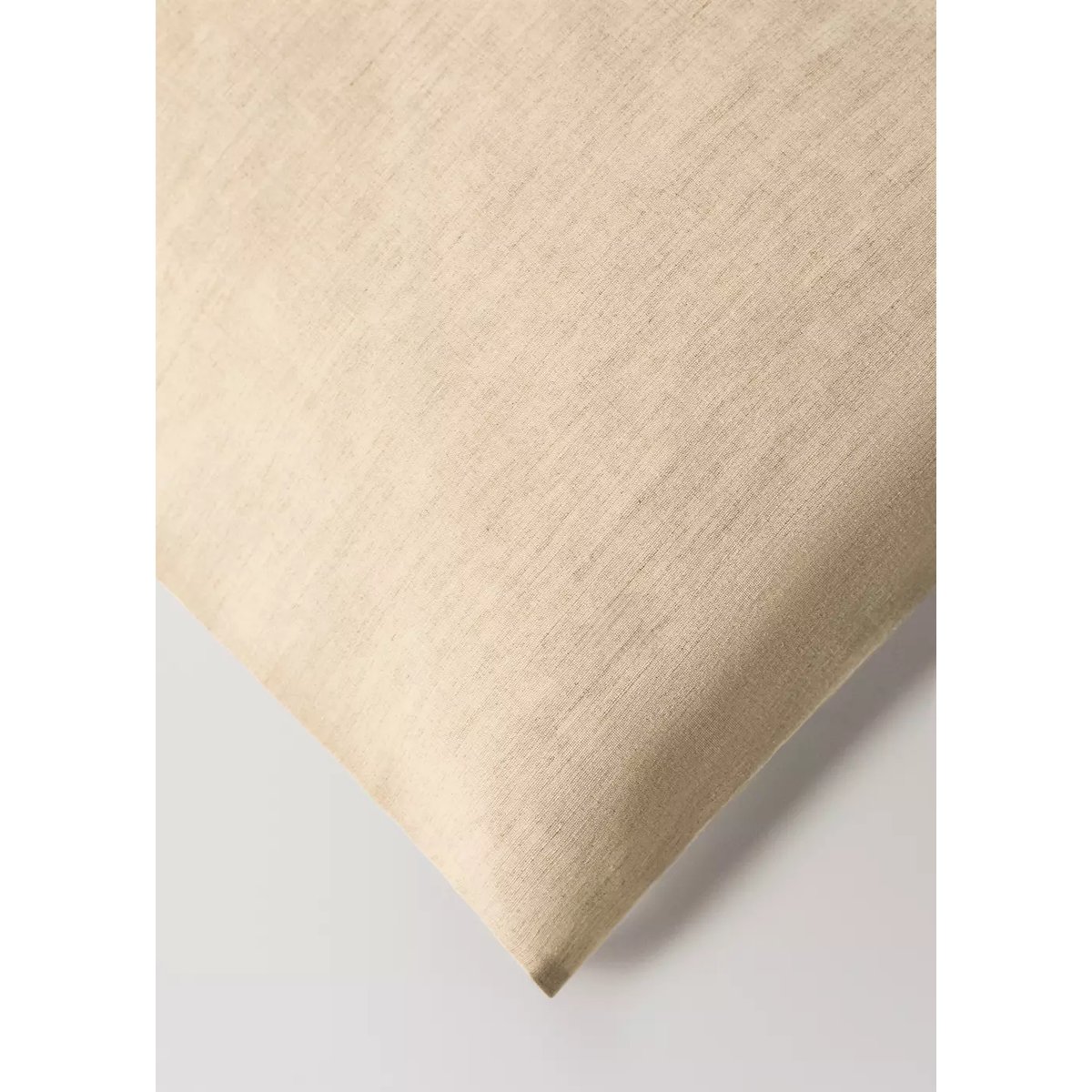 Housse de couette berceau lin percale de coton blanc, MANGO HOME