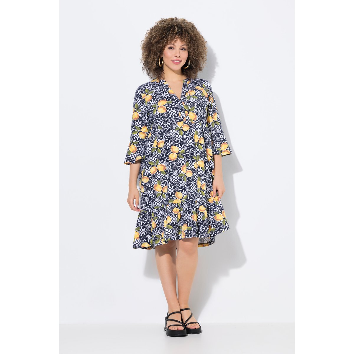 Robe en jersey marine, ULLA POPKEN