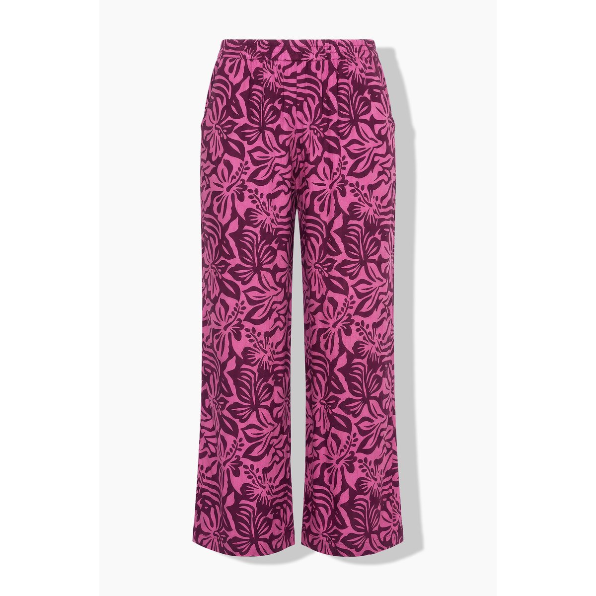 Pantalon jambes larges, imprimé floral baie d'été, STUDIO UNTOLD