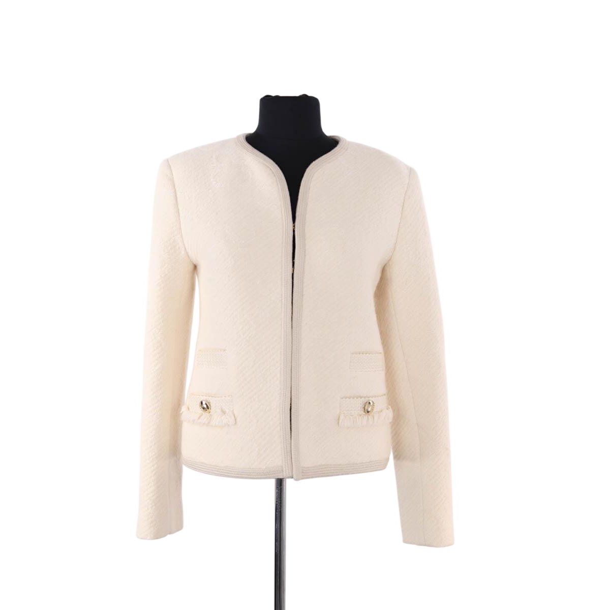 Veste - Très Bon État ecru, SANDRO