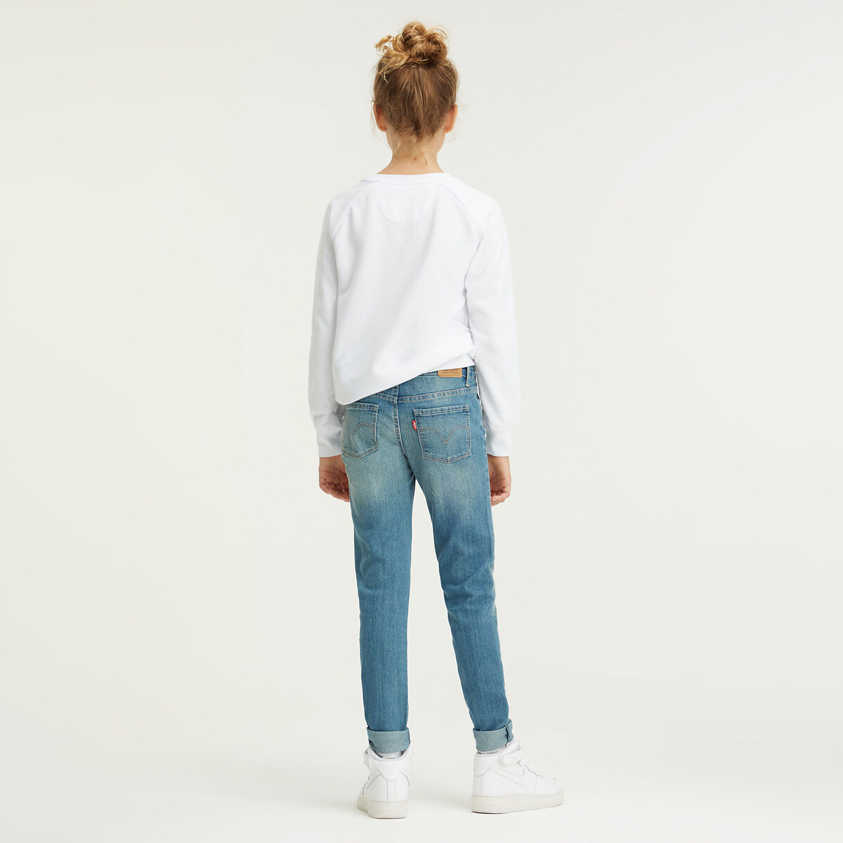 Vaquero 710 Super skinny azul , LEVI'S KIDS