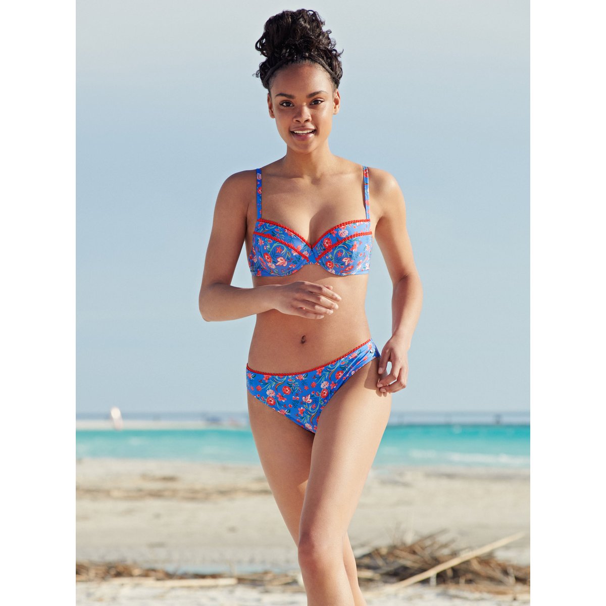 Bas maillot slip de bain Java bleu, LISCA