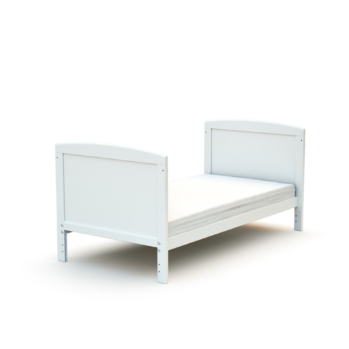Lit bébé évolutif en bois LUNA hêtre verni, AT4