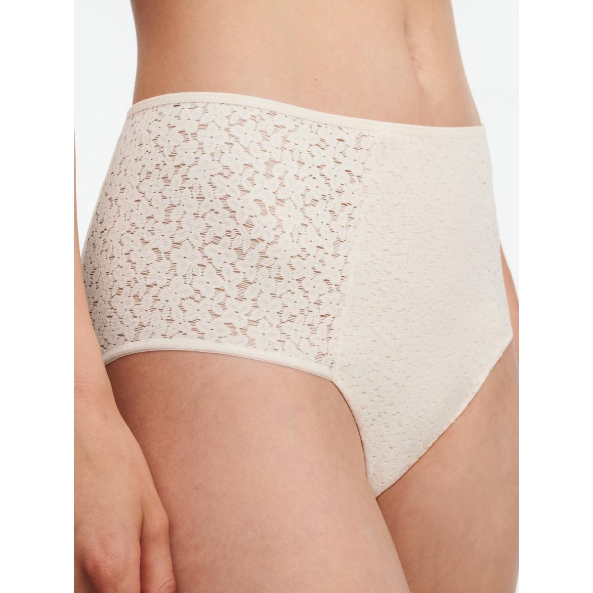 Culotte très couvrante taille haute Norah talc, CHANTELLE