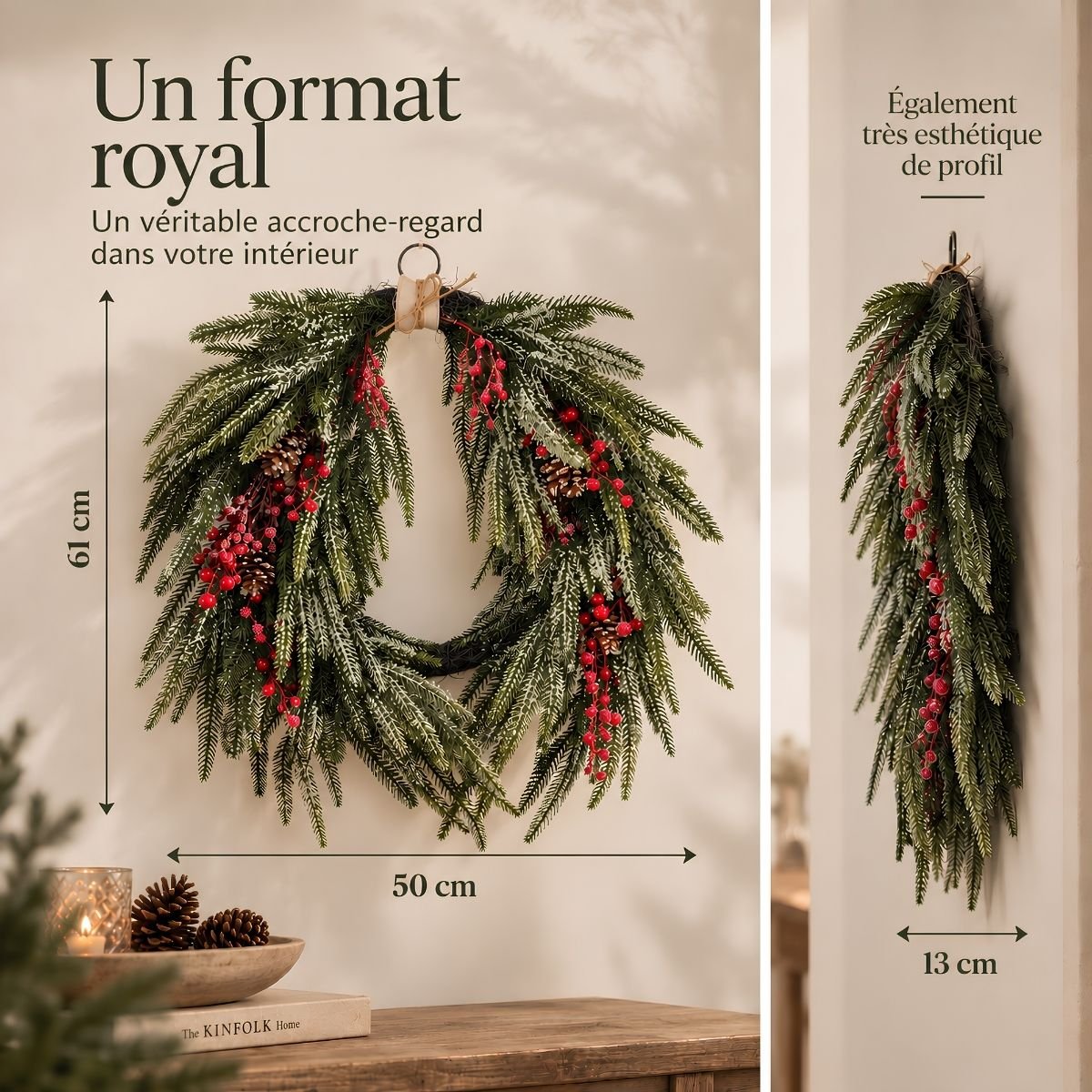 Couronne vert, MICA DECORATIONS