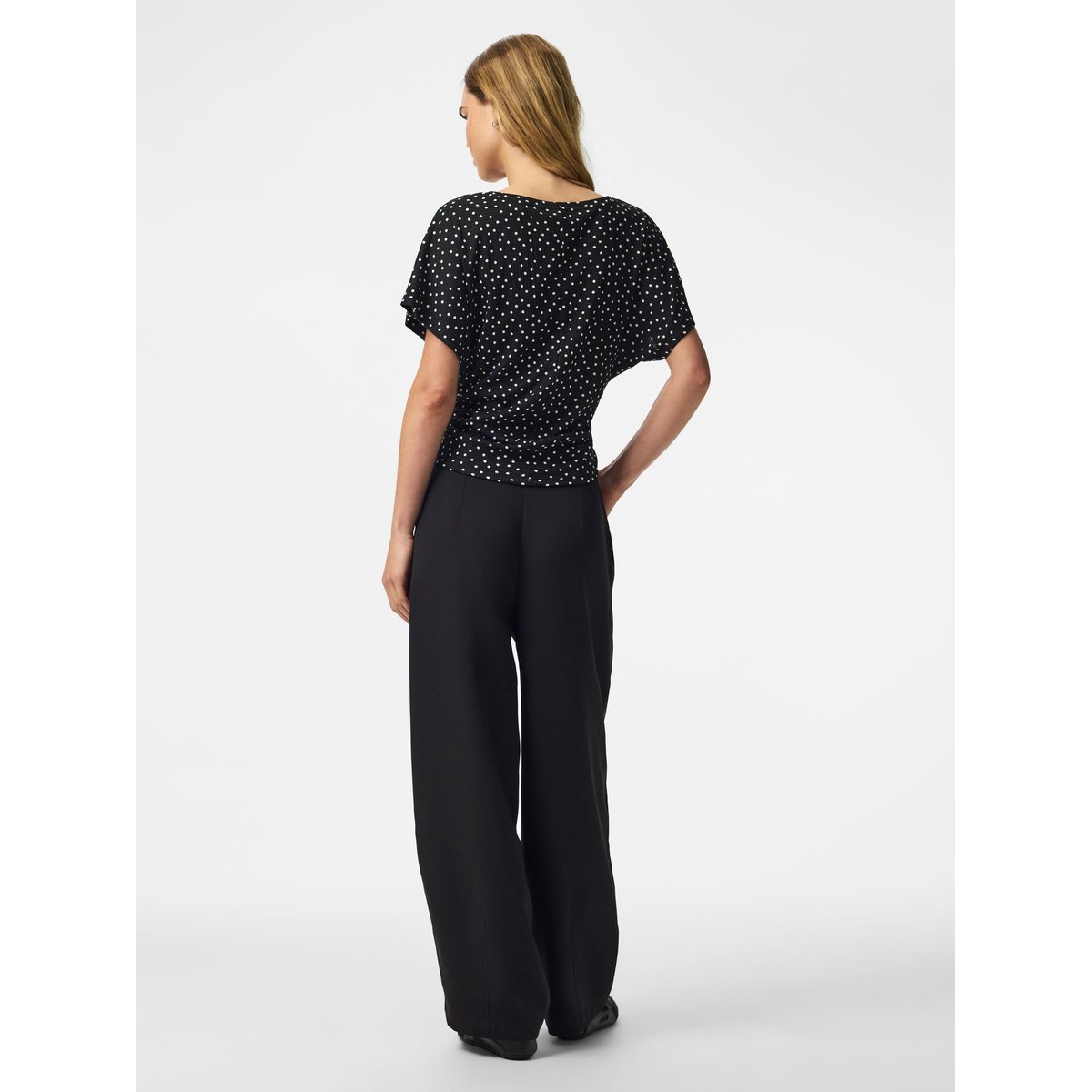 Top À Manches Courtes noir - black1, PIECES