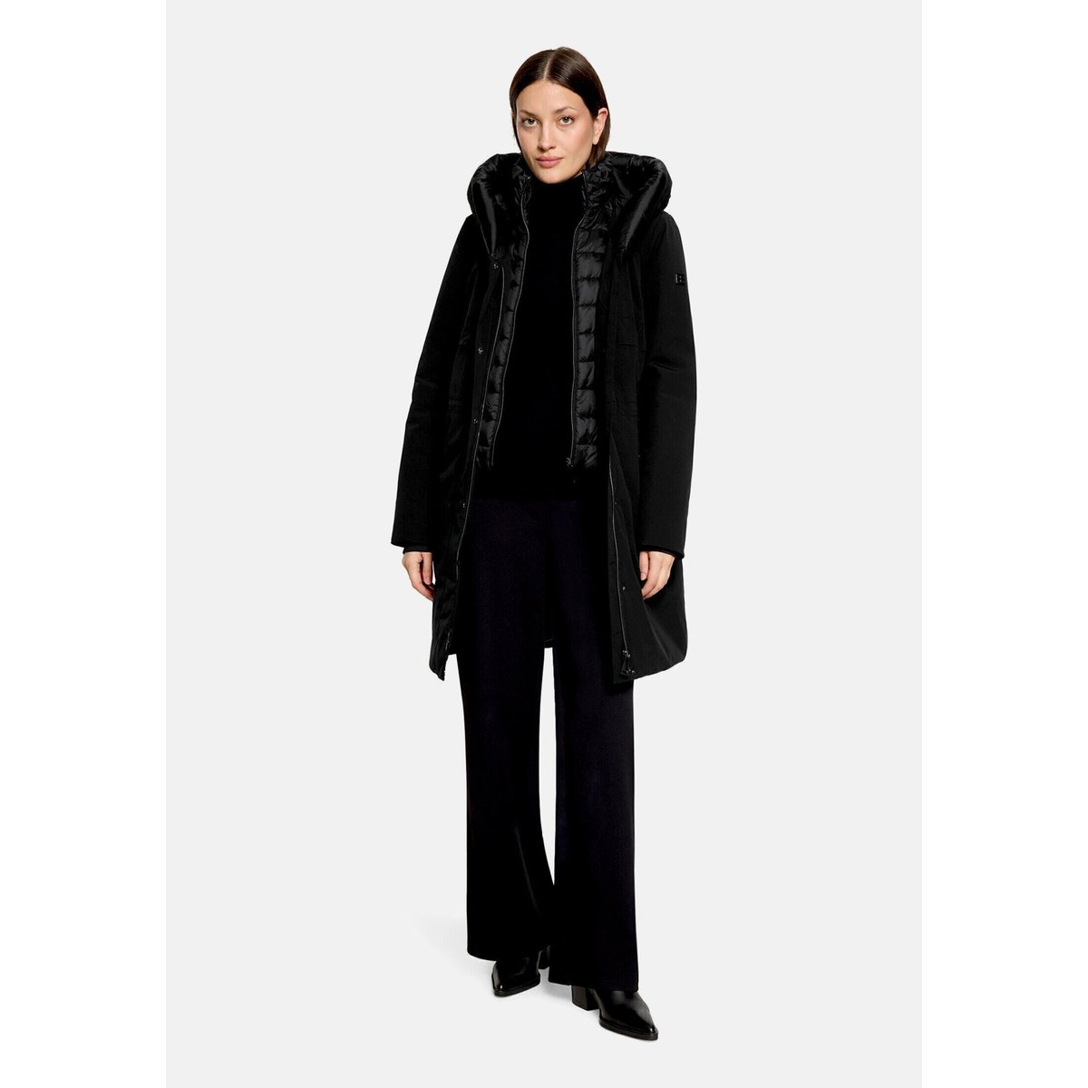Veste outdoor à capuche noir, BETTY BARCLAY