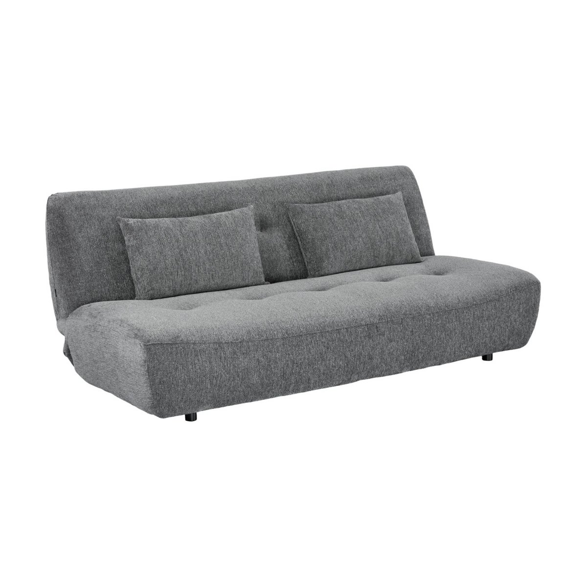 Banquette convertible tissu chenille 3 places KLIK gris, SWEEEK