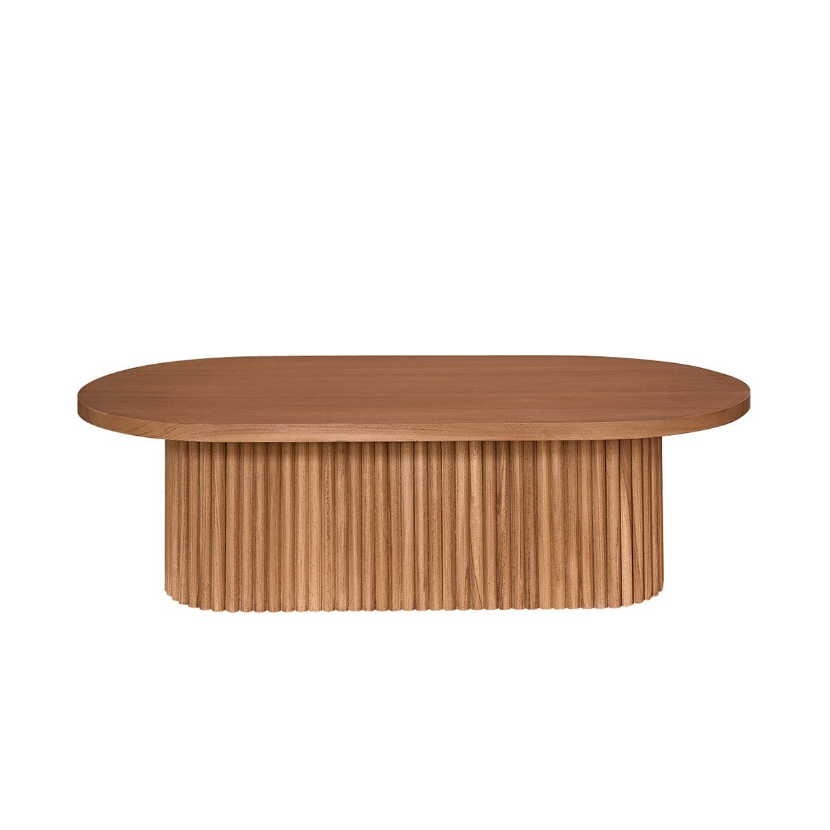 Table basse en teck massif 120 cm COLINE naturel, BERAH GETAH