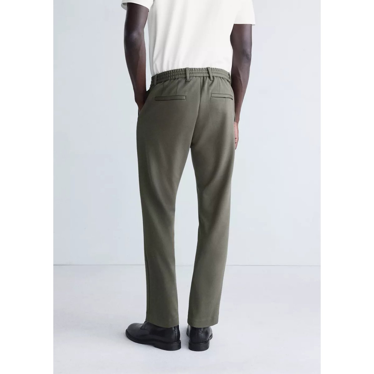 Pantalon slim fit comfort Thermolite® marron moyen, MANGO MAN
