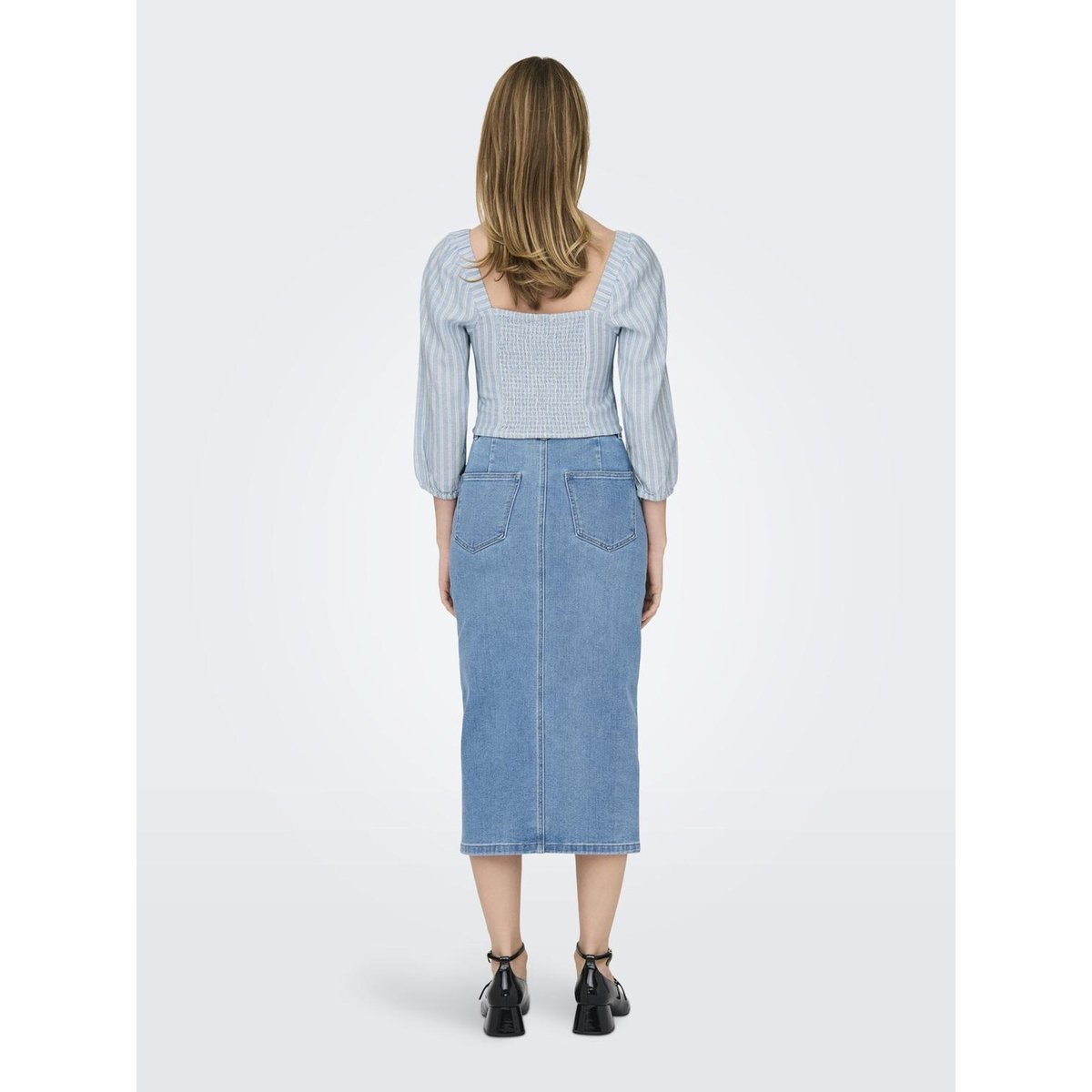 ONLCARO Top smocké Top smocké blissful blue, ONLY
