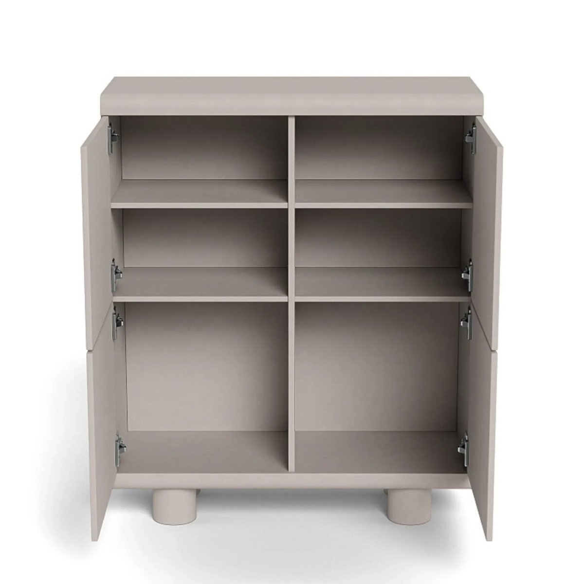 Buffet haut design 4 portes gris L100 - MAGDA gris, HELLIN, DEPUIS 1862