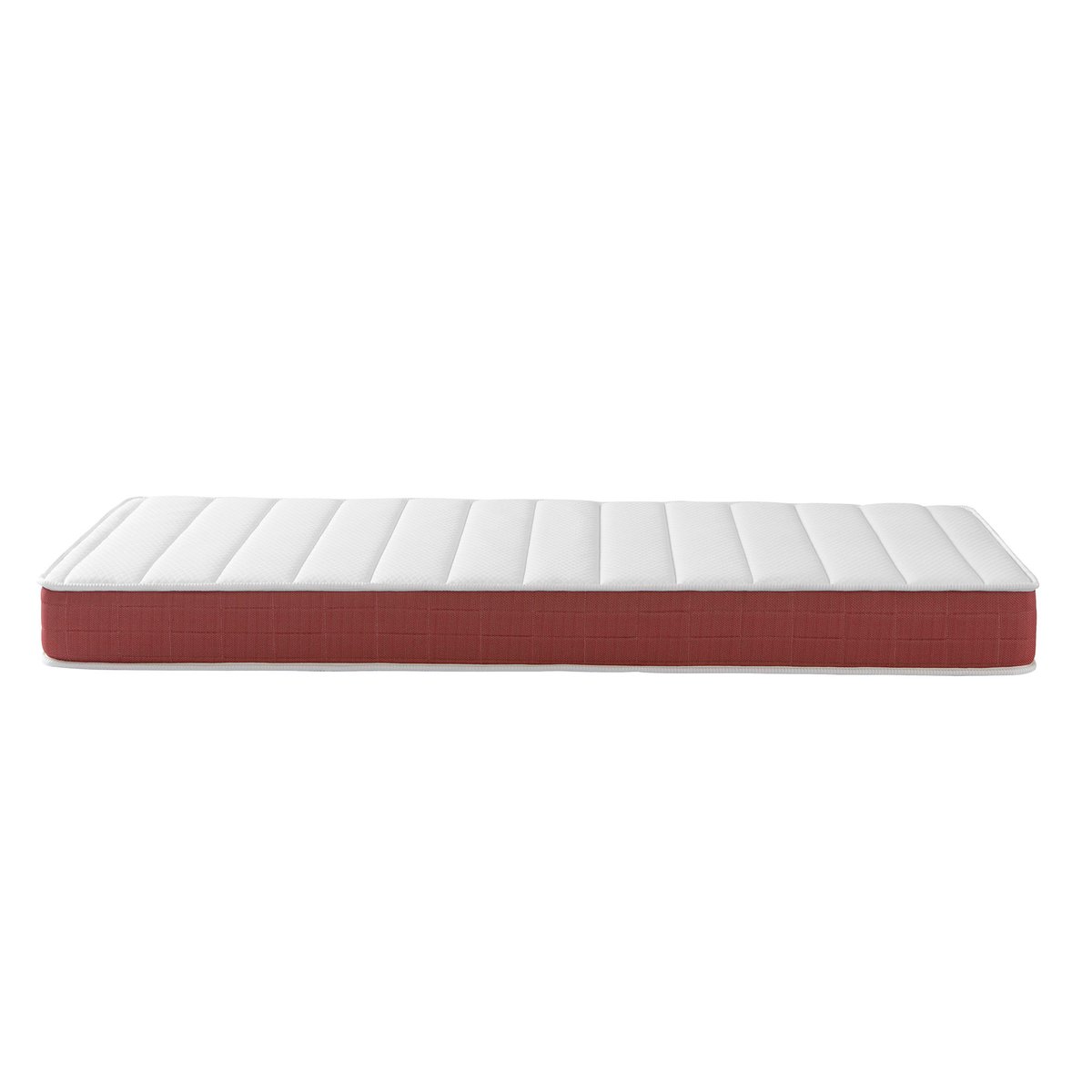 Ensemble matelas couchage latex, sommier Lune et pieds Crépuscule 400 blanc, SOMEO