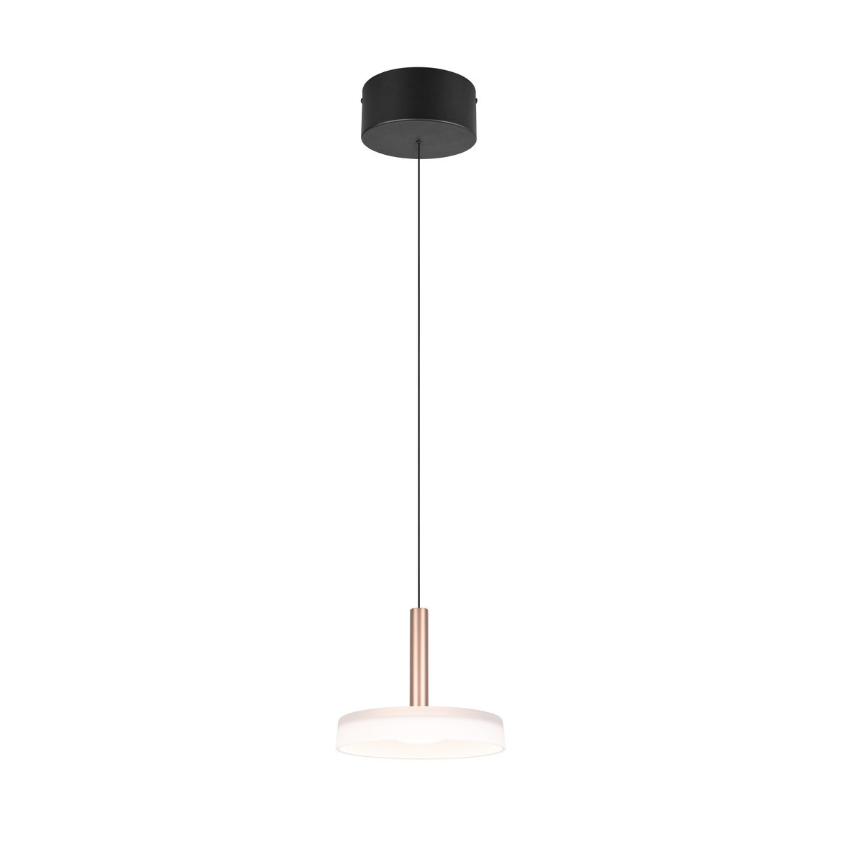Suspension en verre design, D.22 , CELESTE blanc, TRIO