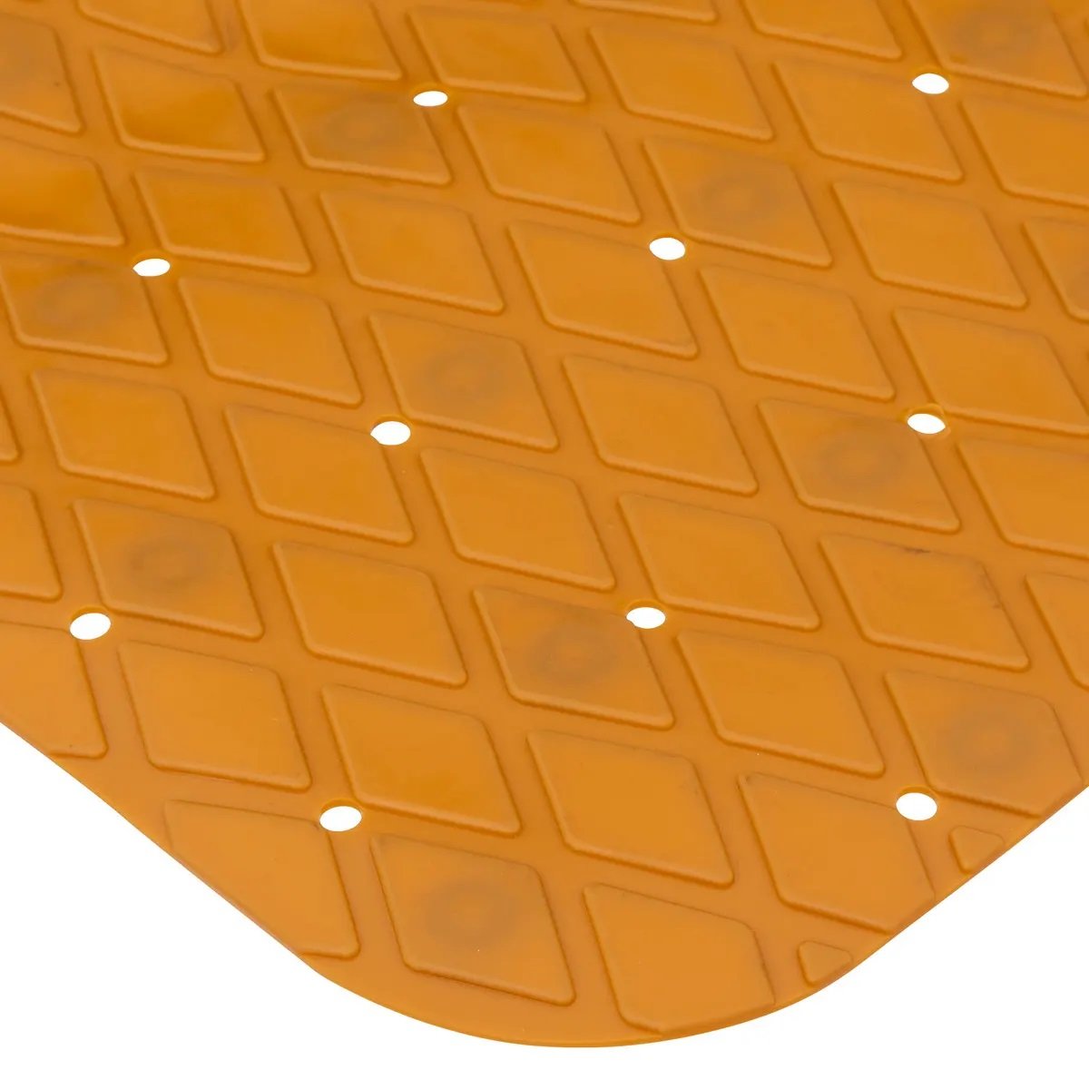 Tapis fond de baignoire 35 x 70 cm Colorama moutarde jaune, EDEN