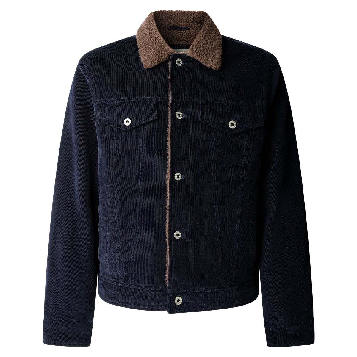 Veste Coupe Regular En Velours Côtelé bleu dulwich, PEPE JEANS