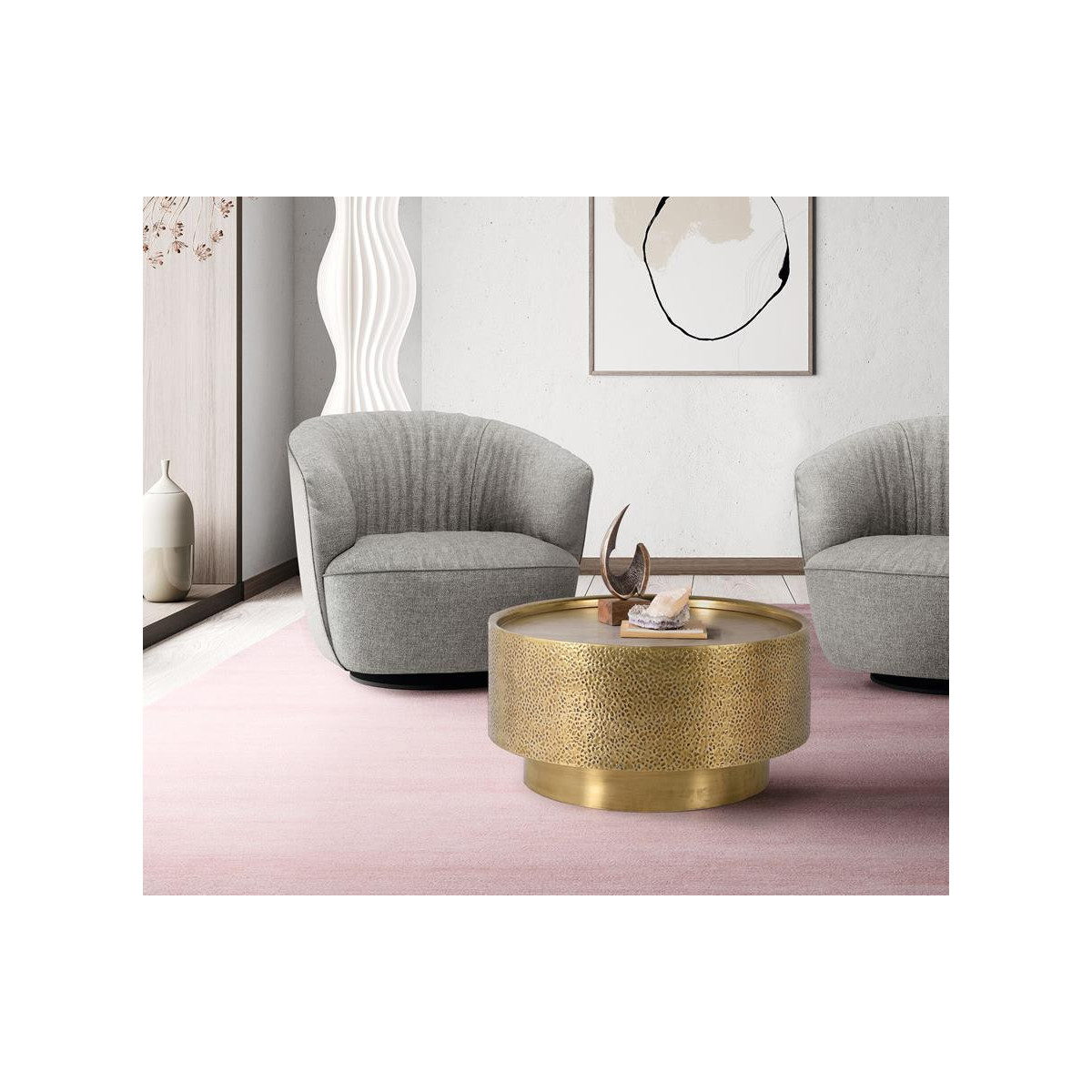 Table basse or, DECORATION D’AUTREFOIS