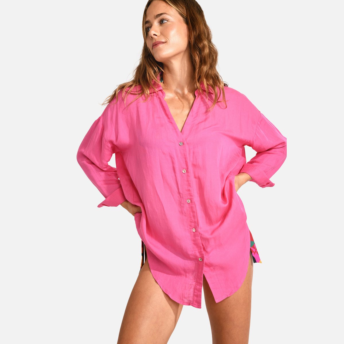 Chemise Amandine - ALAGOA rose, LIVIA