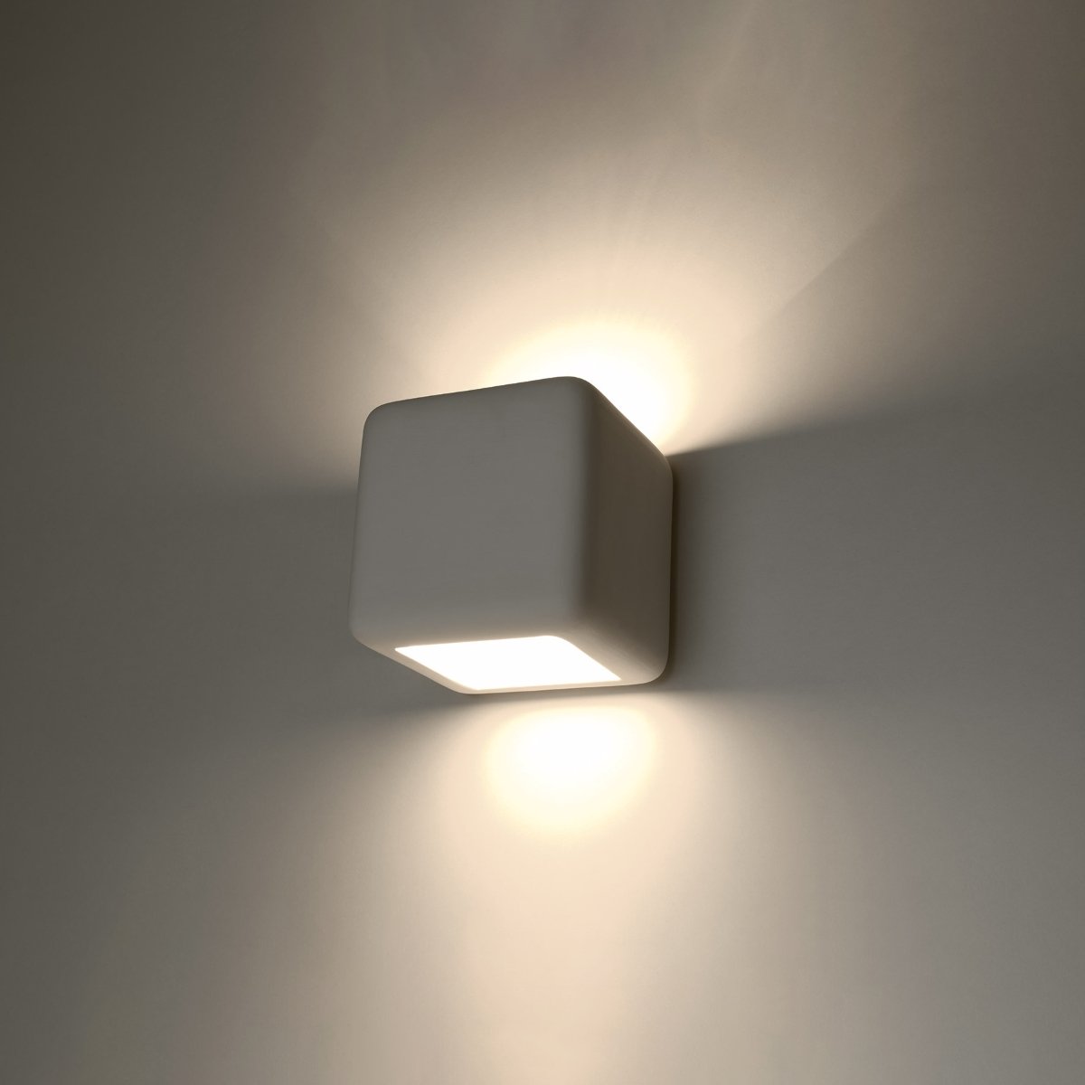 Applique Céramique Blanc E27 1 Nesta blanc, EDEN