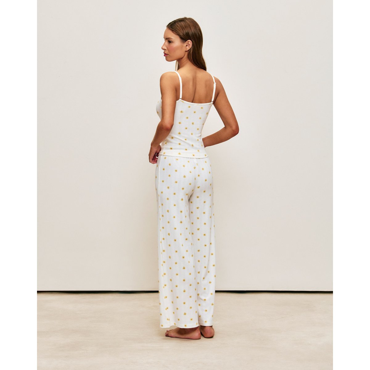 Débardeur avec motif banane NEWCORAYIZ blanc, UNDIZ