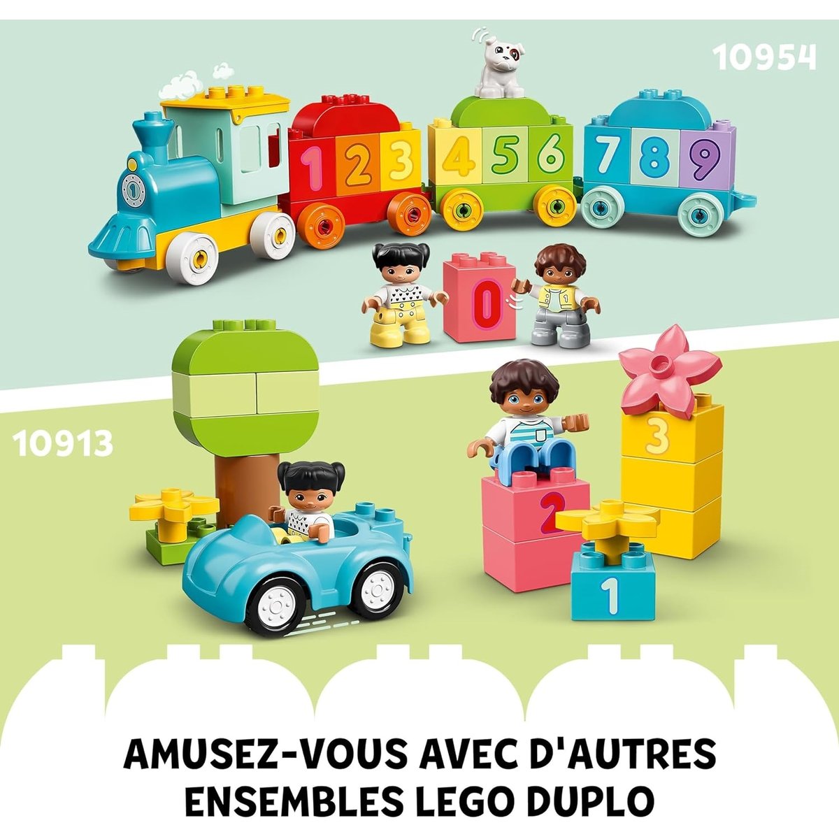 LEGO DUPLO 10421 - Camion de l'Alphabet Éducatif multicolore, LEGO