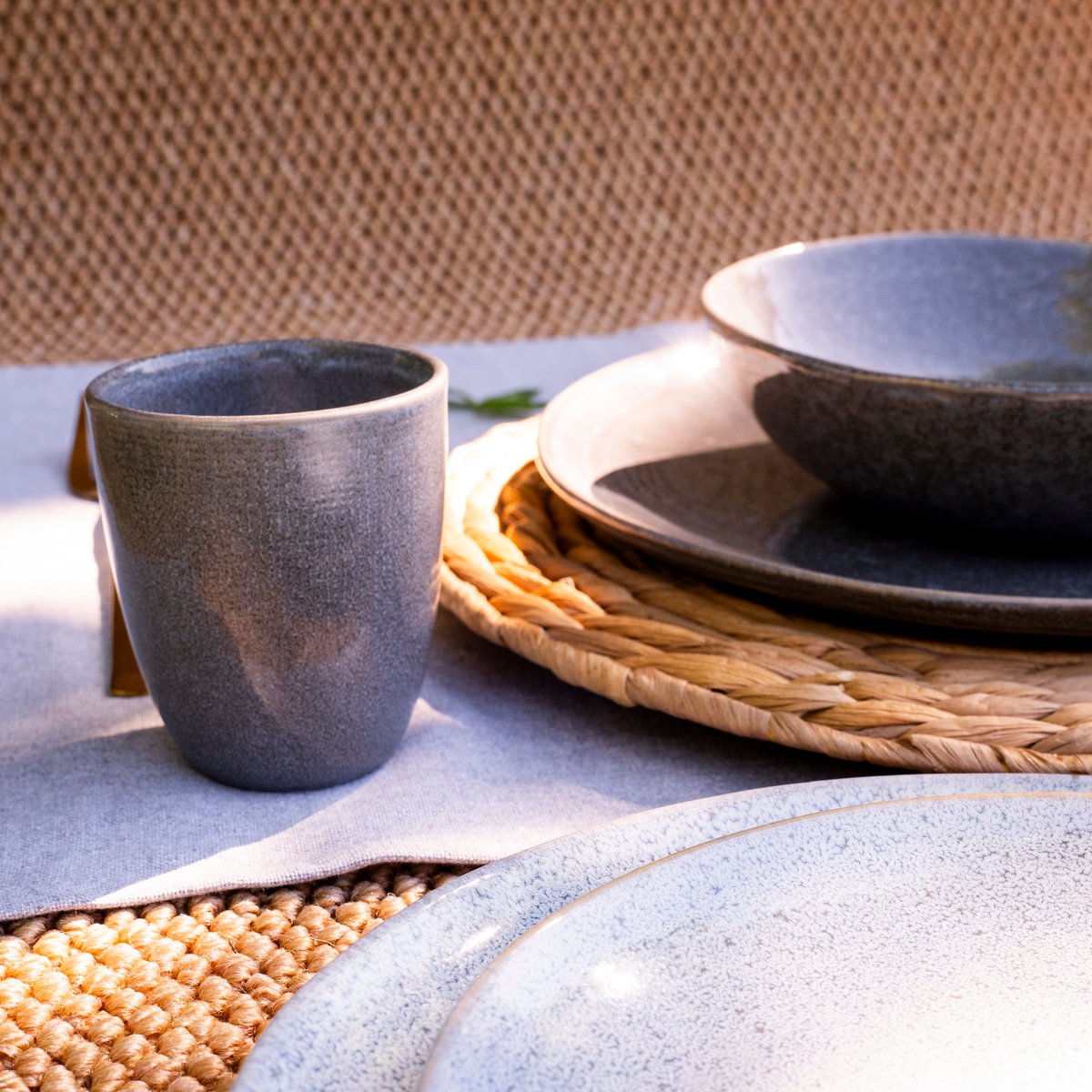 Lot de 6 tasses, ZAO gris, ARTIME