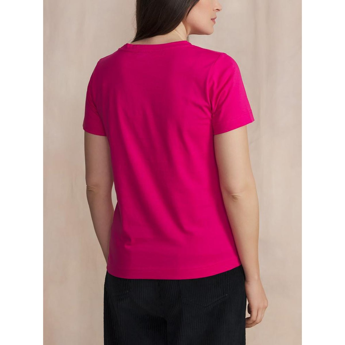 T-shirt manches courtes AMINATEE framboise, TBS