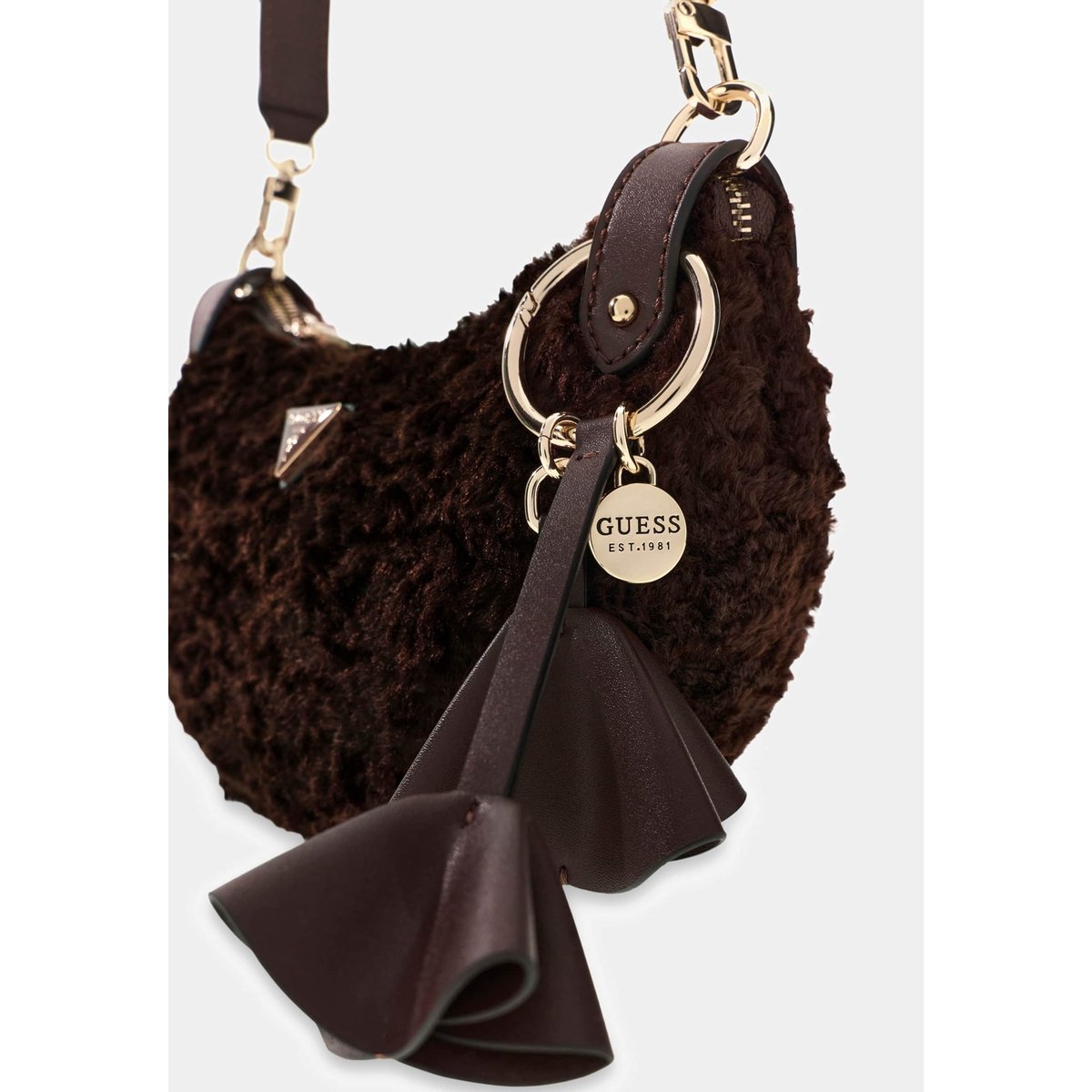 Sac À Épaule Katie marron, GUESS