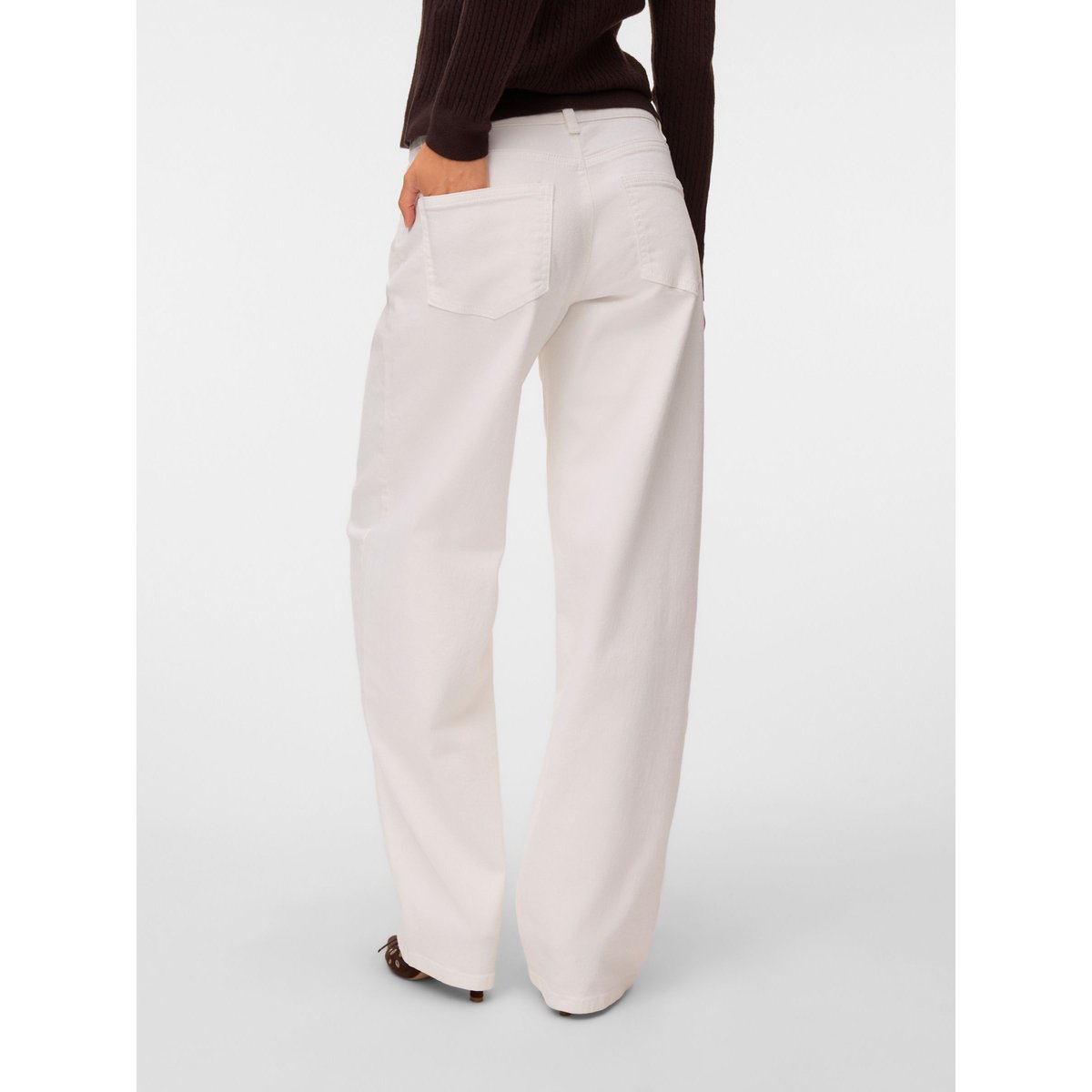 Jean Baggy Fit bright white, VERO MODA