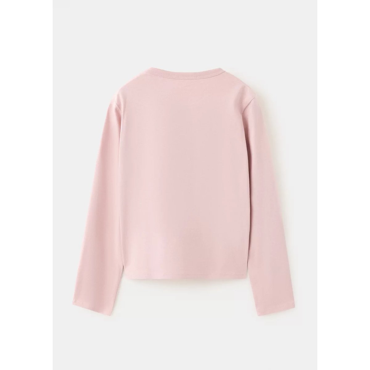 T-shirt coton détail imprimé rose, MANGO KIDS