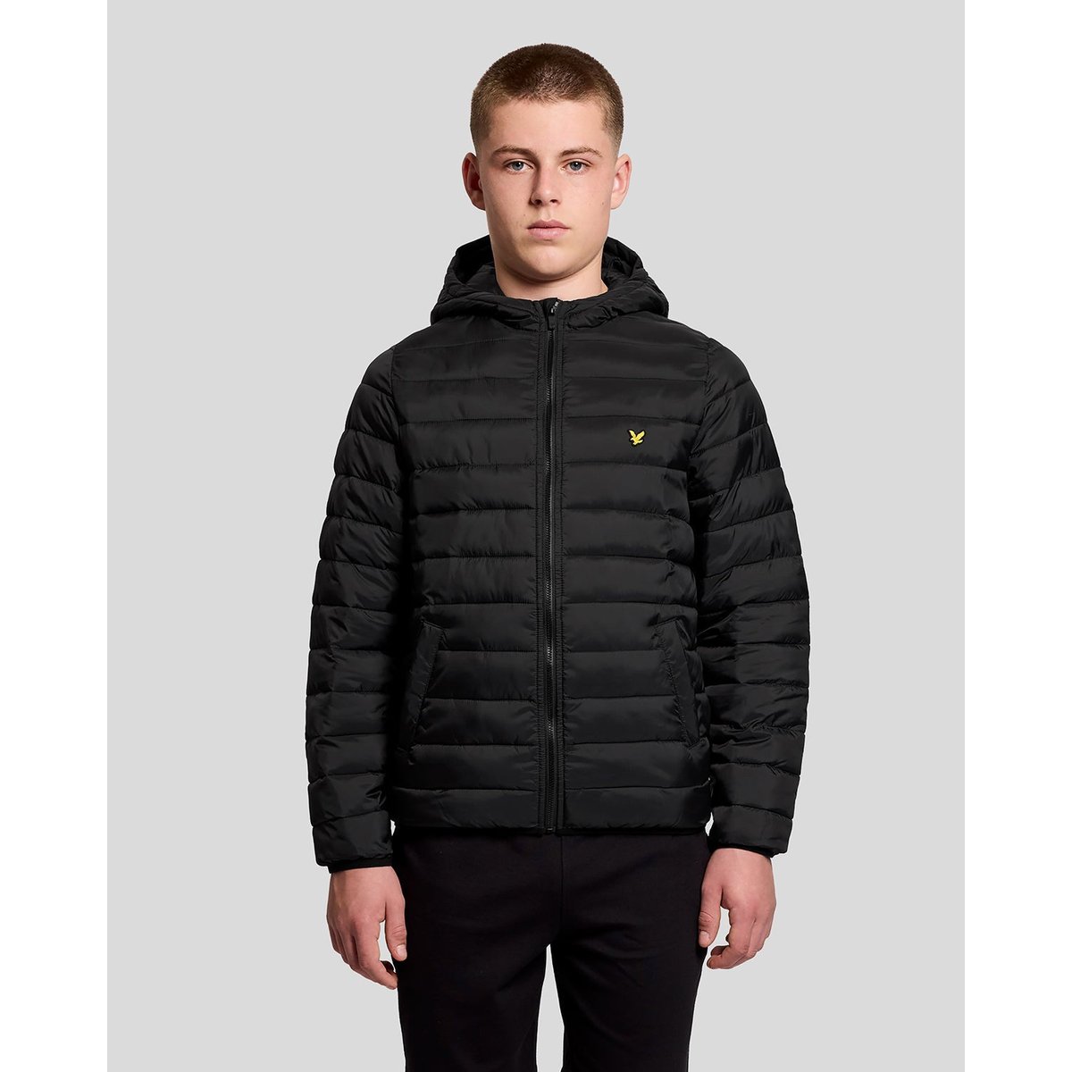 Veste ouatiné pliable noir jais, LYLE & SCOTT