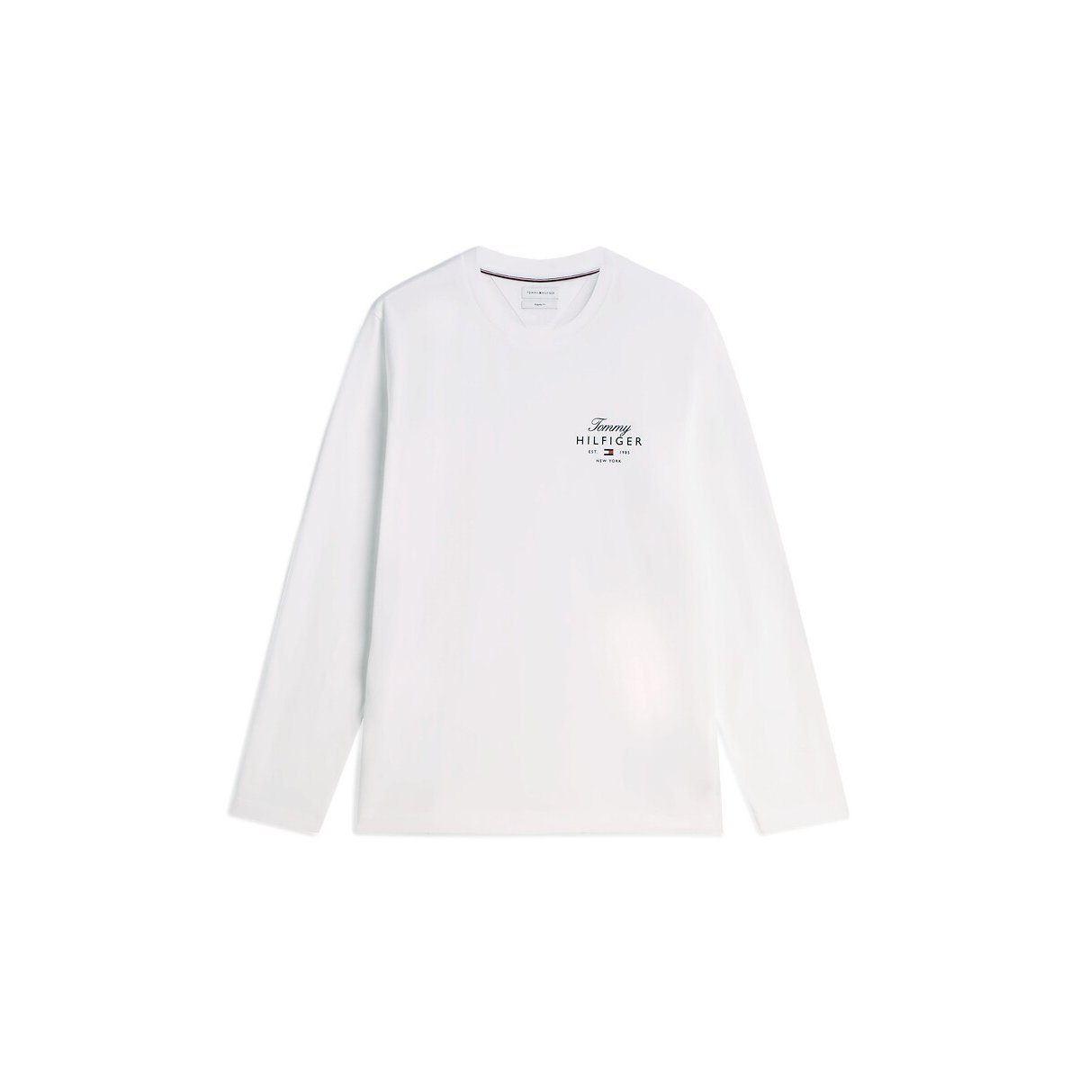 Regular Long Sleeve T-Shirt white, TOMMY HILFIGER