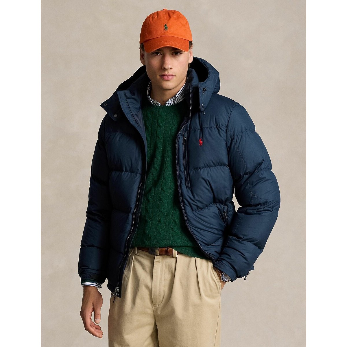 Gorham padded jacket navy blue, POLO RALPH LAUREN