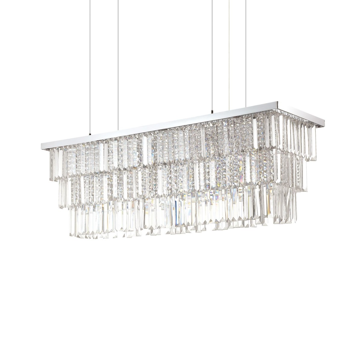 Lustre MARTINEZ gris, IDEAL LUX