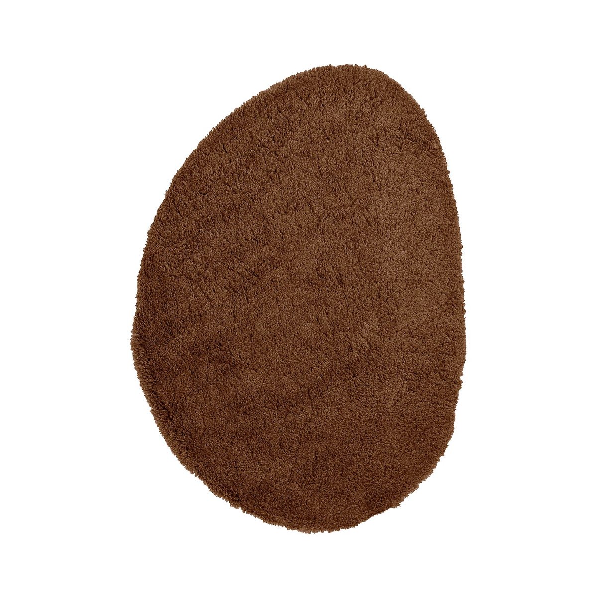 Tapis imitation fourrure CAZIMIR marron, HABITAT