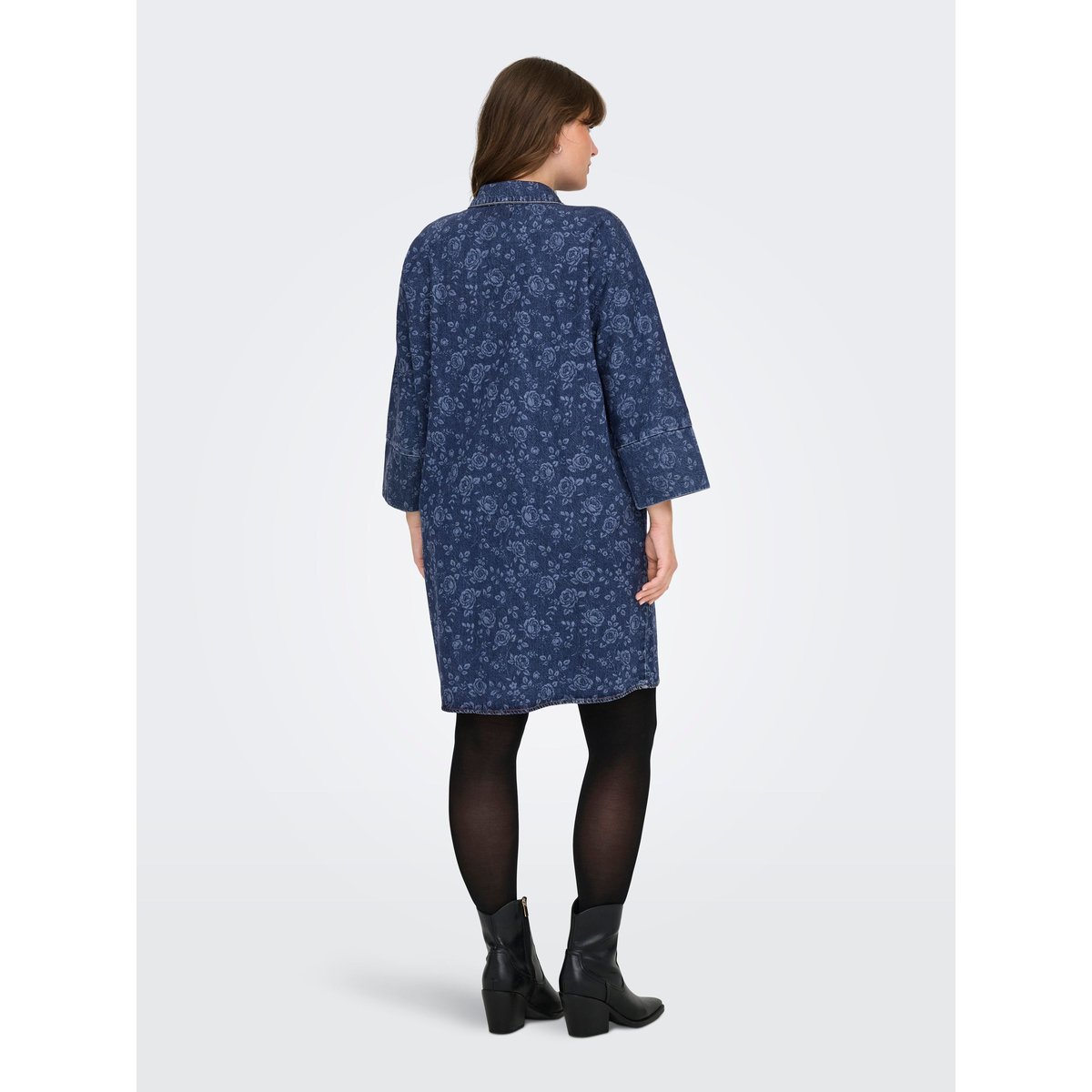 Robe En Denim medium blue denim, ONLY CARMAKOMA